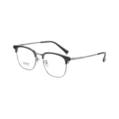 zhengbo Eyeglasses TR Metal Eyebrow 8156 High appearance level The number of degrees can be assigned High definition