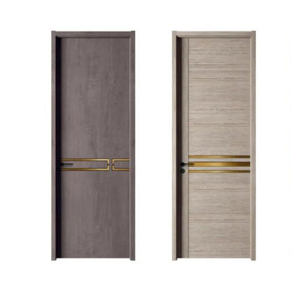 hongfeng Mosaic series   Wooden door   Customized household carbon crystal wood doors, unpainted solid wood doors, light luxury room interior doors