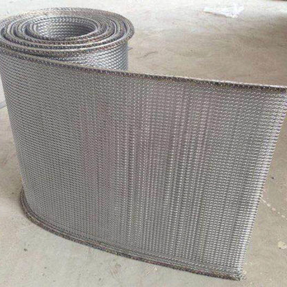 sanhe Herringbone mesh belt   Stainless steel mesh belt, high-temperature resistant mesh belt