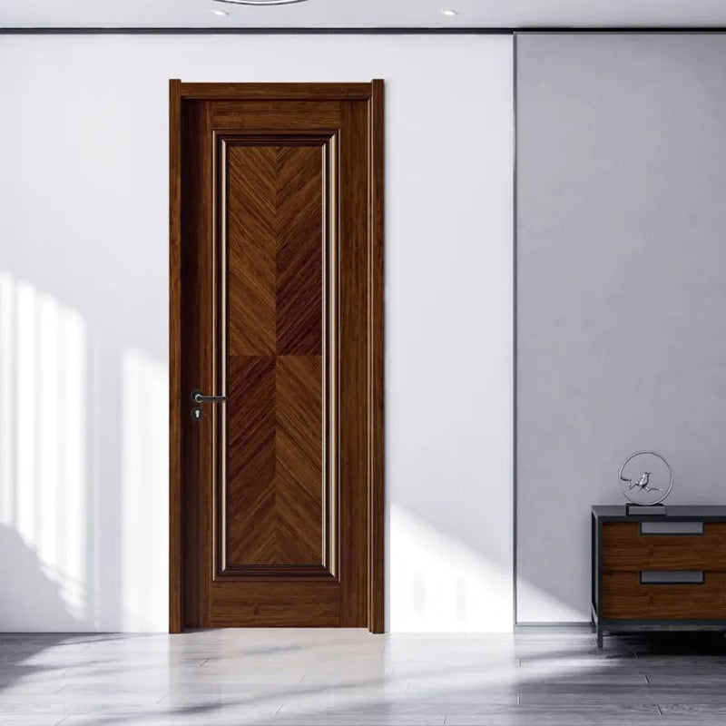 hongfeng Elegant skin feeling series  Wooden door   Modern minimalist solid wood door, indoor door, bedroom door