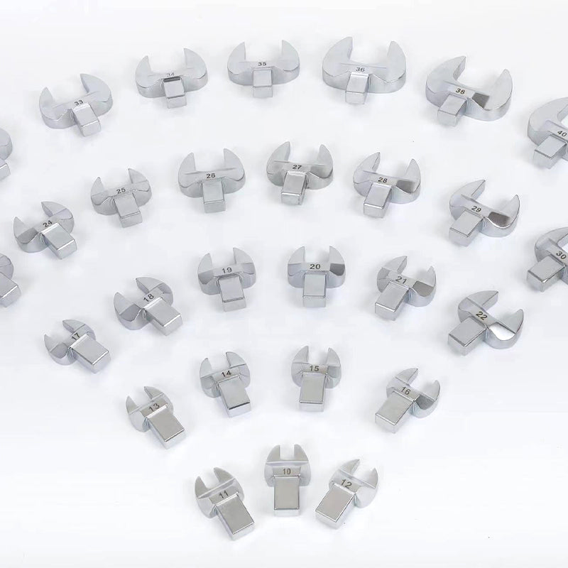 jinduo Opening series  Fixed open-ended head Torque spanner accessories Square open-ended head