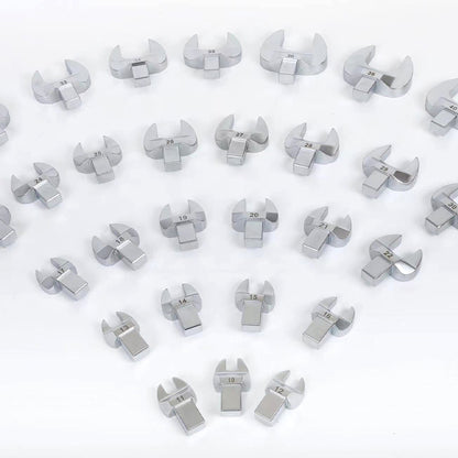 jinduo Opening series  Fixed open-ended head Torque spanner accessories Square open-ended head