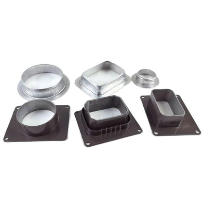 shunshui Downspout outlet of square rainwater pipe, downspout outlet of gutter. These roof drainage pipe fittings are leak-proof and resistant to aging(Please consult customer service for pricing)