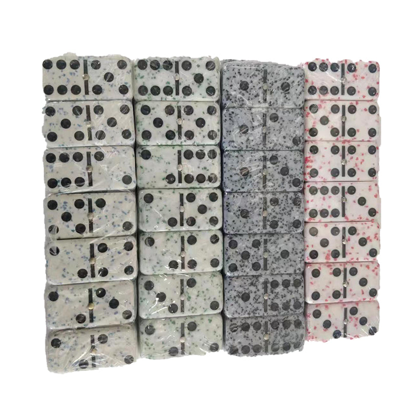 qingyu Double six specification four color sesame dot dominoes(Please consult customer service for pricing)