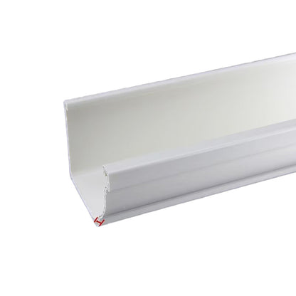 shunshui PVC eaves gutter, eaves trough. It is used for the drainage of the eaves of villas(Please consult customer service for pricing)