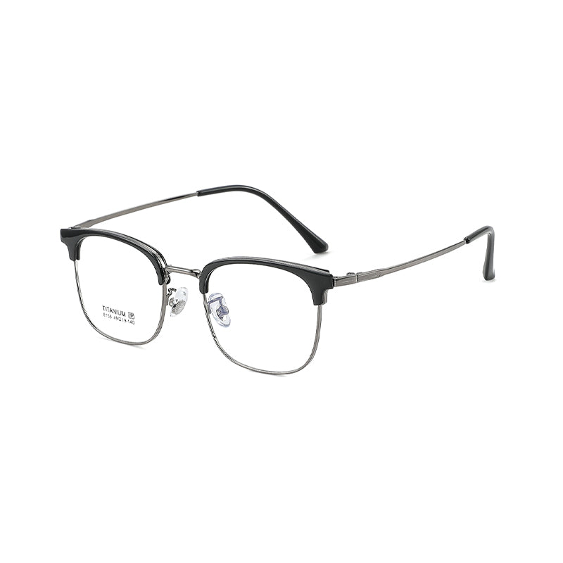 zhengbo Eyeglasses TR Metal Eyebrow 8158 Radiation protection Men and women myopia anti-fatigue