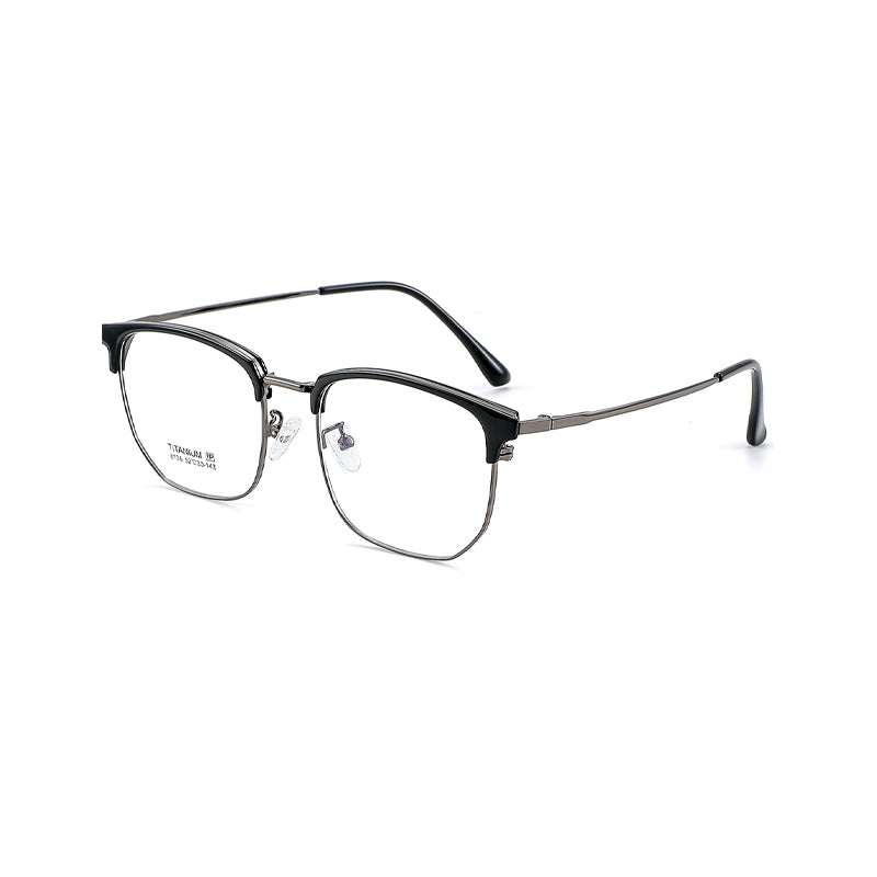 zhengbo Eyeglasses TR Metal Eyebrow 8136  Half frame Anti-blue light ultralight