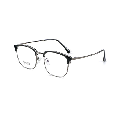 zhengbo Eyeglasses TR Metal Eyebrow 8136  Half frame Anti-blue light ultralight