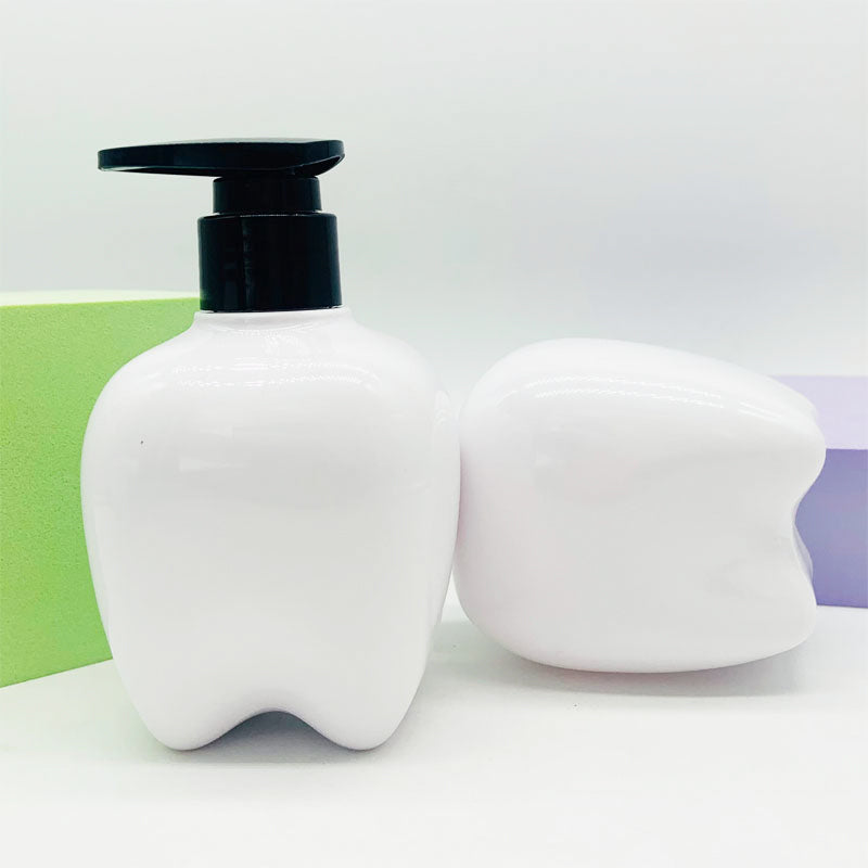 zhengxing PET bottle (tooth type) 200ml/94*71.3/64  Creative and cute split bottle press type hand sanitizer bottle, large capacity household shampoo bottle