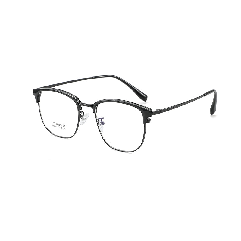 zhengbo Eyeglasses TR Metal Eyebrow 8155 High appearance level The number of degrees can be assigned High definition