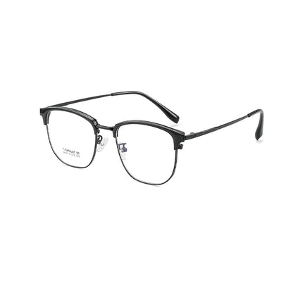 zhengbo Eyeglasses TR Metal Eyebrow 8155 High appearance level The number of degrees can be assigned High definition