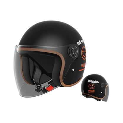xingguang 3C certification female electric car helmet winter warm helmet double four-season universal battery motorcycle half helmet