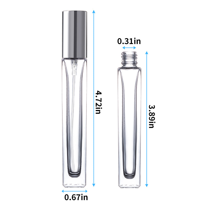 Jinpingguo 10ml Perfume Bottle Convenient Carry Fine Spray Mini Self-Pump 60 pieces per case