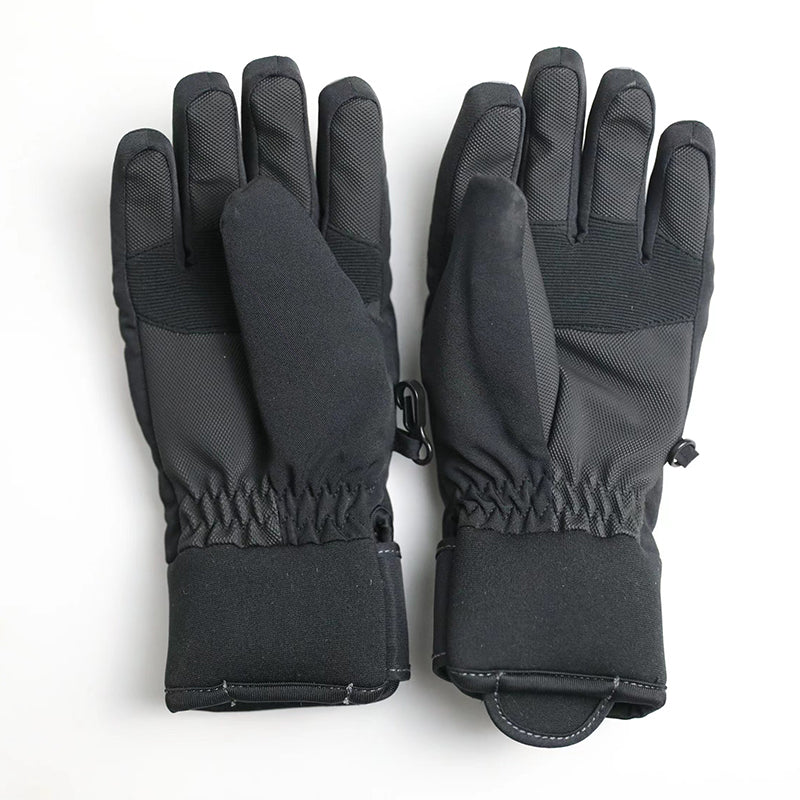 taiqi Grey big children's warm gloves  Children's cold resistant heating gloves
