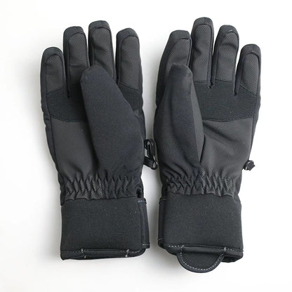 taiqi Grey big children's warm gloves  Children's cold resistant heating gloves
