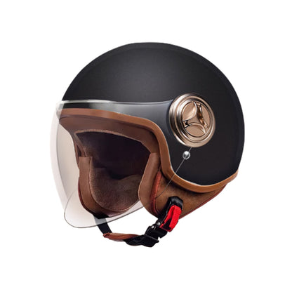 xingguang 3C certification electric car helmet men and women four seasons battery motorcycle helmet retro helmet winter warm half helmet