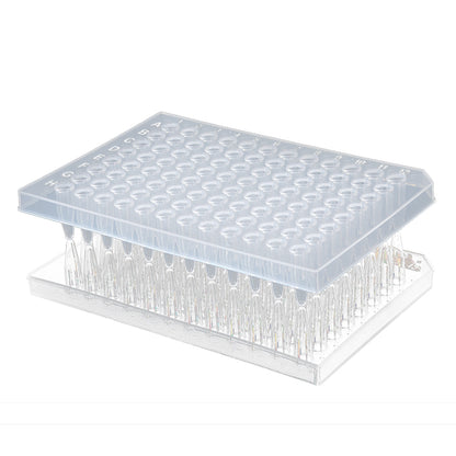 huahan Enzyme-free 96-well PCR plates   Fluorescent quantitative PCR sealing membrane is resistant to high temperature