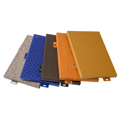 Hangwall Nano self-cleaning aluminum veneer(Please consult customer service for pricing)  Aluminum veneer perforated curtain wall decoration