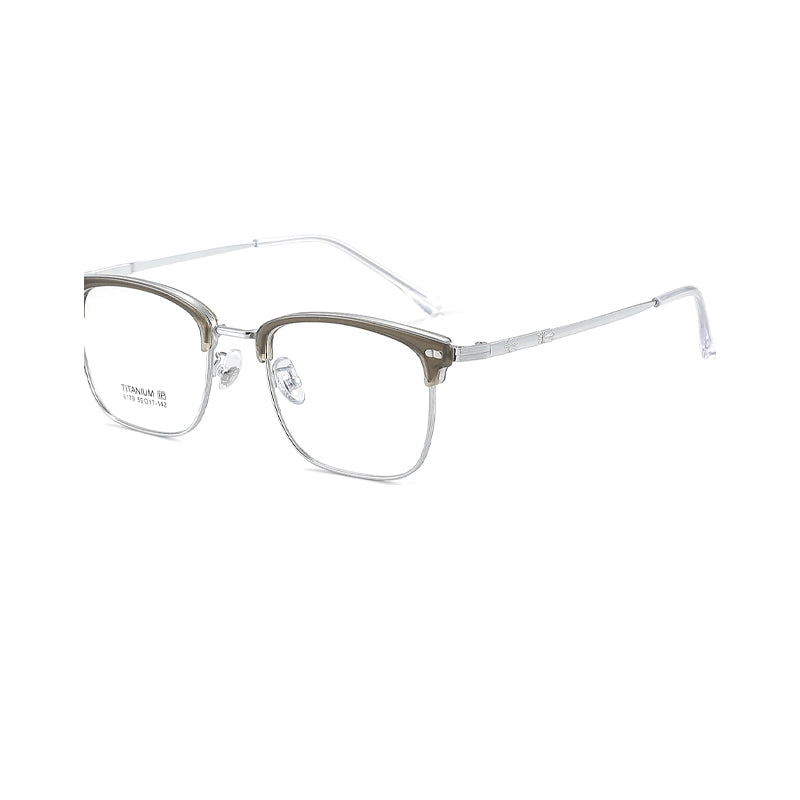 zhengbo Eyeglasses TR Metal Eyebrow 8179 Stylish simple box