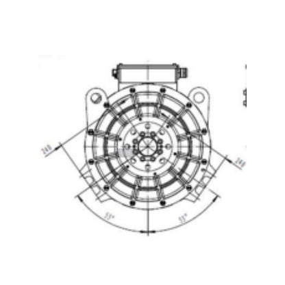 Hexin  New Energy Vehicle Motor Series- PM380 Series(Please consult customer service for pricing) drive motor Auto Parts metal part