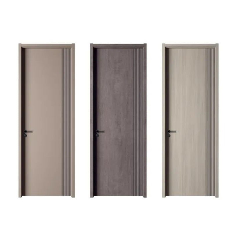 hongfeng Fashionable and simple  Wooden door  Customized household carbon crystal wood doors, unpainted solid wood doors, light luxury room interior doors