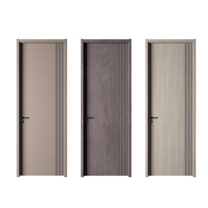 hongfeng Fashionable and simple  Wooden door  Customized household carbon crystal wood doors, unpainted solid wood doors, light luxury room interior doors