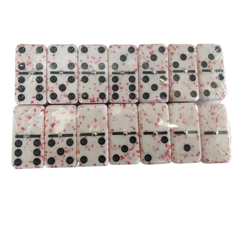 qingyu Double six specification four color sesame dot dominoes(Please consult customer service for pricing)