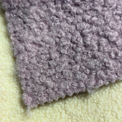 rilei loop pile fabric Women's clothing, men's clothing, overcoat fabric, light fashion, casual styles for both men and women, children's clothing styles, composite fabric and other types of garment fabrics 150/350-400g 2000m