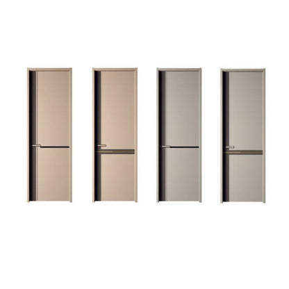hongfeng Moulding series Wooden door  Customized household carbon crystal wood doors, modern ecological wood doors, customized solid wood composite interior doors