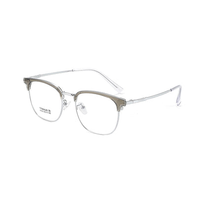 zhengbo Eyeglasses TR Metal Eyebrow 8156 High appearance level The number of degrees can be assigned High definition