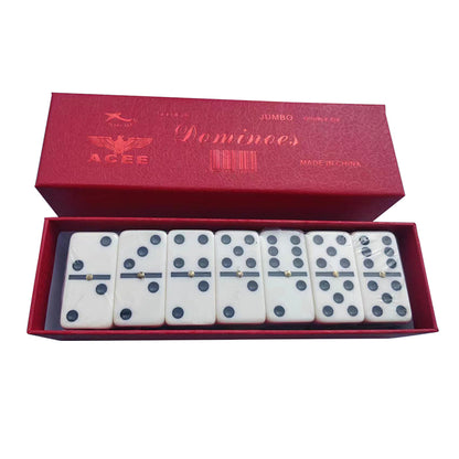 qingyu Customer logo customized carton double six dominoes Regular ordinary plastic boxed double six dominoes(Please consult customer service for pricing)