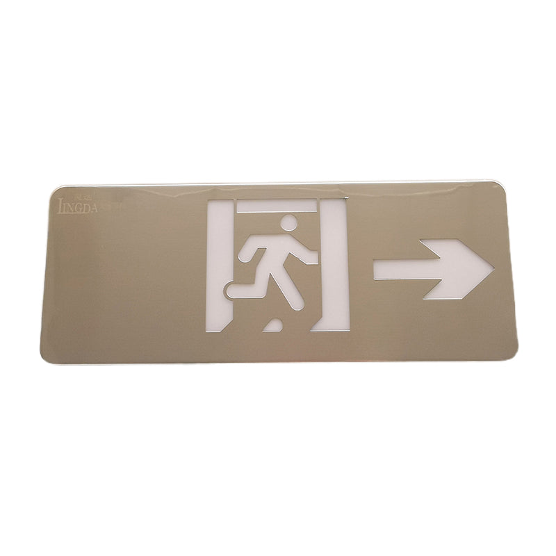 LINGDA Centralized power supply centralized control type emergency sign lighting 350*138*6mm  Fire exit light LED Fire emergency light