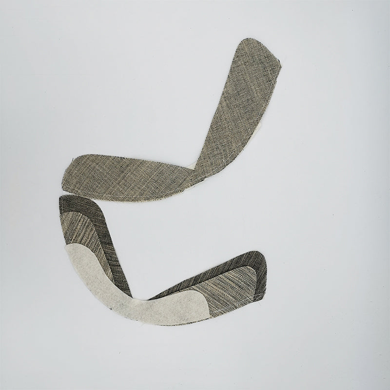 nanyan Garment accessories webbing NY-SHR561PRC Imported black carbon lining, imported horsetail lining, hemp lining