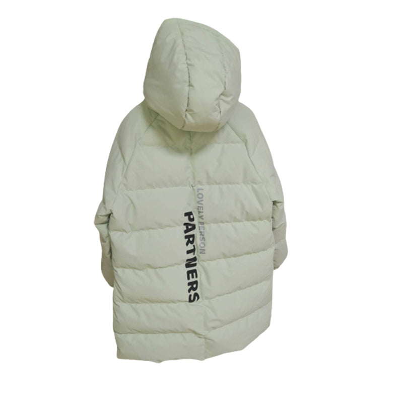 junsheng Disha 2022 mid-length three-proof fabric down jacket for men and women(Please consult customer service for pricing)