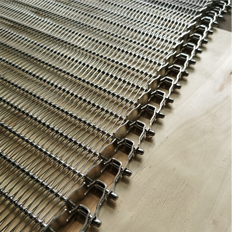 sanhe Spiral mesh belt  Stainless steel mesh belt, high-temperature resistant mesh belt