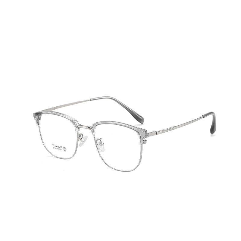 zhengbo Eyeglasses TR Metal Eyebrow 8155 High appearance level The number of degrees can be assigned High definition