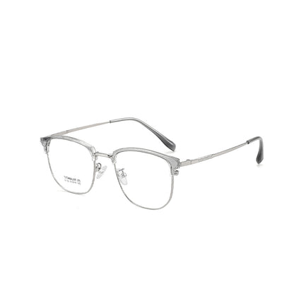 zhengbo Eyeglasses TR Metal Eyebrow 8155 High appearance level The number of degrees can be assigned High definition