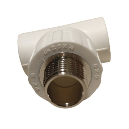 zhenghuan Tee with internal and external teeth(Please consult customer service for pricing)  PPR green accessories inner wire direct elbow three-way all-plastic copper loose globe valve