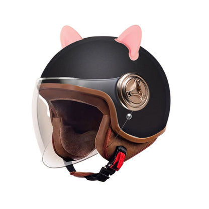 xingguang 3C certification electric car helmet men and women four seasons battery motorcycle helmet retro helmet winter warm half helmet