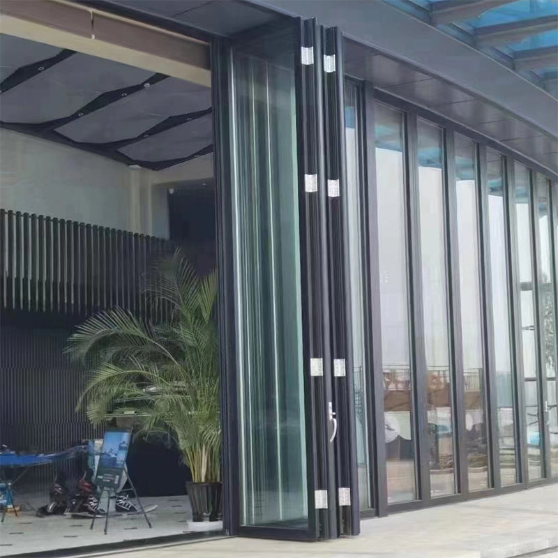 bojiu Folding Door(Please consult customer service for pricing) Sound insulation sealing balcony heavy sliding door