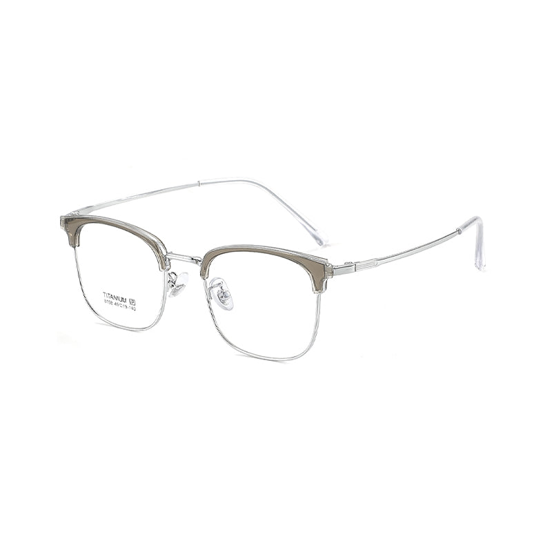 zhengbo Eyeglasses TR Metal Eyebrow 8158 Radiation protection Men and women myopia anti-fatigue