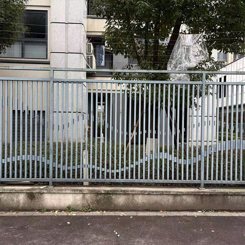 Hengze Wrought Iron Fence Railing Outdoor Courtyard Guardrail  Anti-Theft & Anti-Climbing Design(Please consult customer service for pricing)