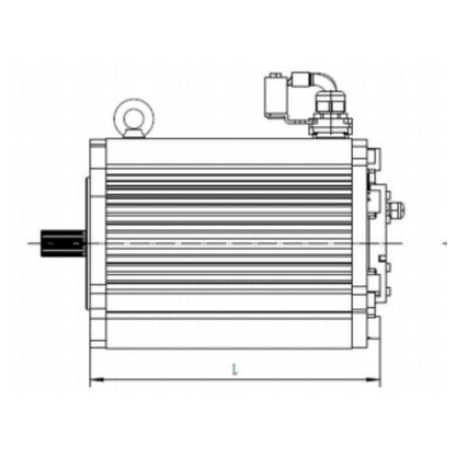 Hexin New Energy Vehicle Motor Series-PM175 Series(Please consult customer service for pricing) Three-phase torque motor Winding equipment axial centrifugal
