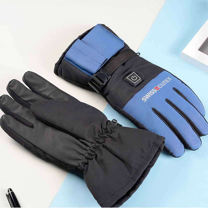 taiqi Blue universal heating gloves  Electric heating gloves, unisex heating gloves for men and women, warm and cold resistant heating gloves
