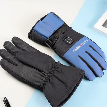 taiqi Blue universal heating gloves  Electric heating gloves, unisex heating gloves for men and women, warm and cold resistant heating gloves