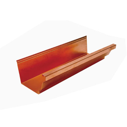 shunshui Pure copper gutter water trough, which is leak-proof and resistant to aging, serves as a roof drainage pipe fitting(Please consult customer service for pricing)