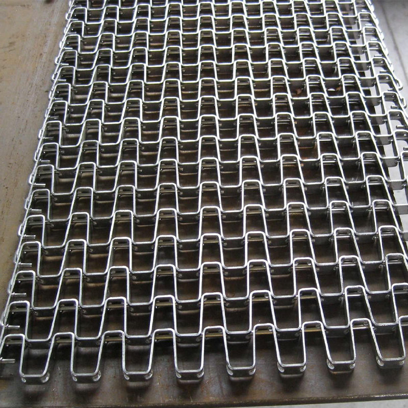 sanhe  Great Wall Net Belt  Stainless steel Great Wall mesh belt horseshoe chain mesh belt wear-resistant mesh belt