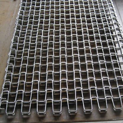 sanhe  Great Wall Net Belt  Stainless steel Great Wall mesh belt horseshoe chain mesh belt wear-resistant mesh belt