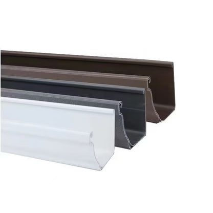 shunshui PVC eaves gutter, eaves trough. It is used for the drainage of the eaves of villas(Please consult customer service for pricing)