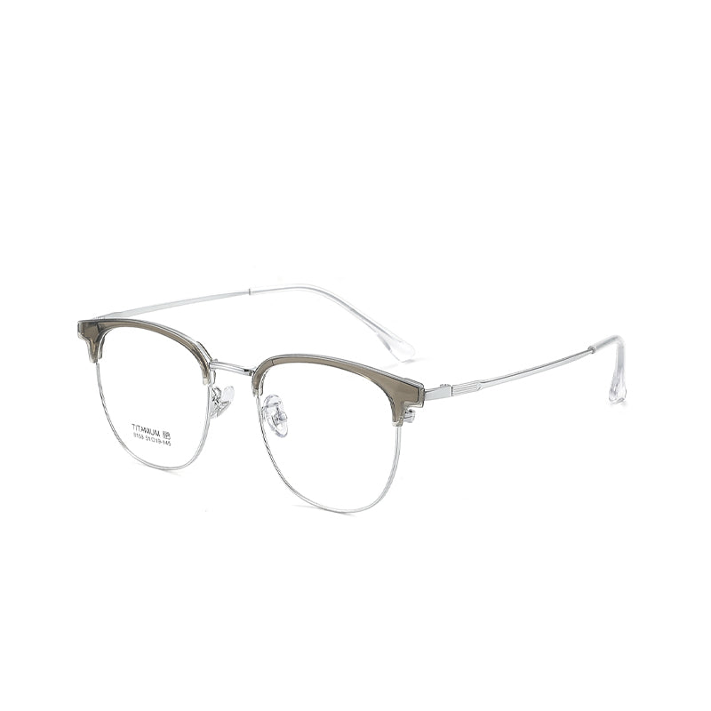 zhengbo Eyeglasses TR Metal Eyebrow 8159 Radiation protection Men and women myopia anti-fatigue
